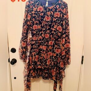 Floral Long Sleeve Dress